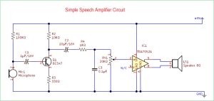 Simple-Speech-Amplifier-Circuit